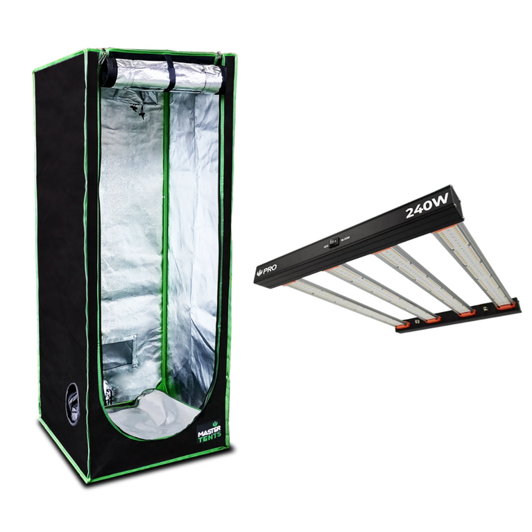 Kit de Cultivo Estufa 100x100x200 + Quantum Barra 240W PRO Samsung LM301H EVO