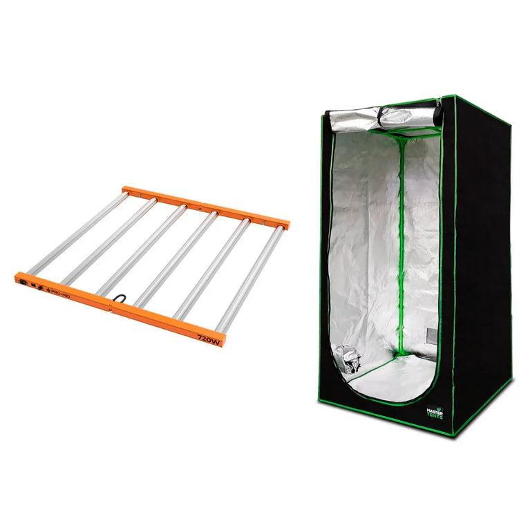 Kit de Cultivo Estufa Tenda 150x150x200 + Quantum Barra Qb 720W Samsung LM283B+