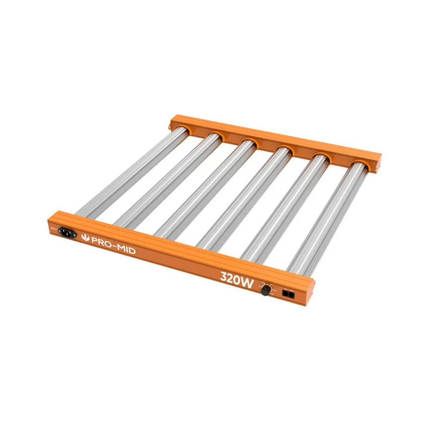 Painel de LED Quantum Barra 320W PRO-MID Chips Samsung LM283B - Cultivo Indoor