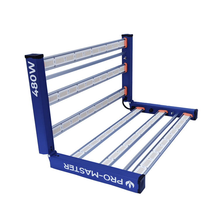 Painel de LED Quantum Barra 480W PRO-MASTER Chips Master Plants UV+IR - Cultivo Indoor