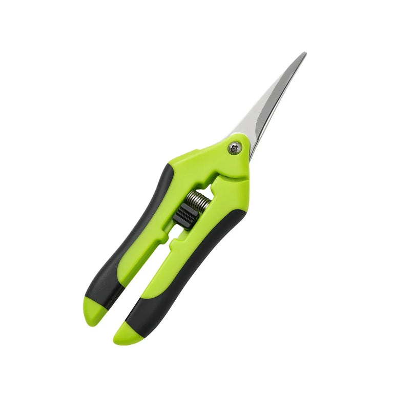 Tesoura Curva Profissional Poda Jardim Trimming - Cultivo Indoor Grow