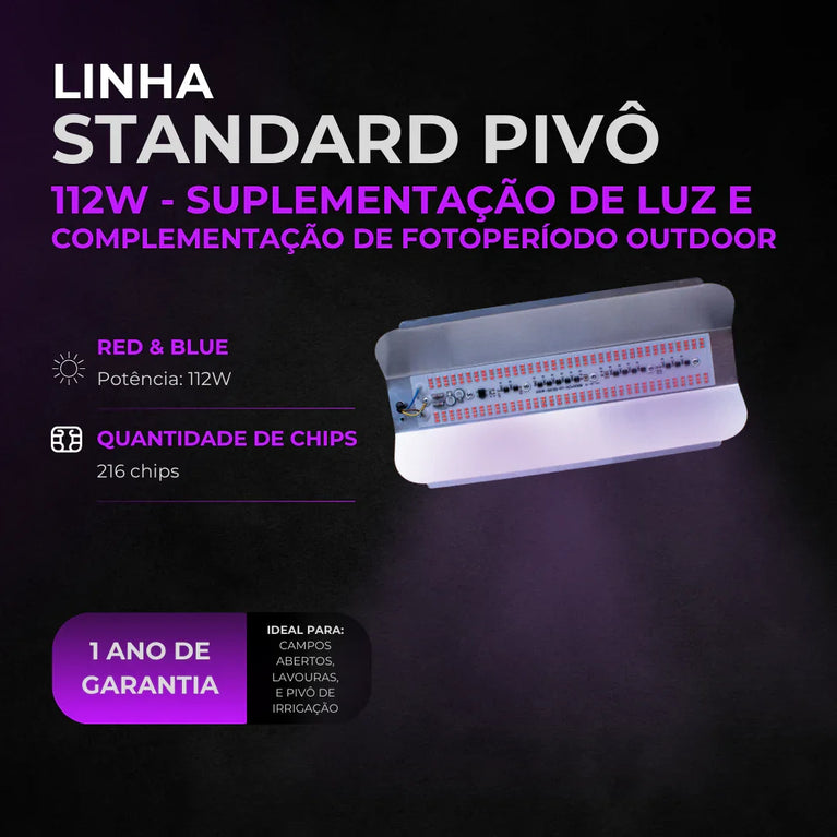 Painel de Led Master Plants Standard Pivô R&B 220V 112W