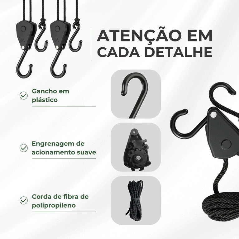 Suporte Hanger Gancho de Plástico Pendurar Grow