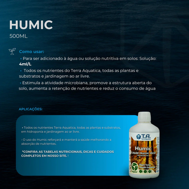 Fertilizante Terra Aquatica Humic