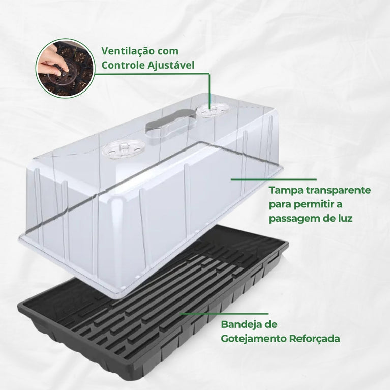 Estufa para Propagação de Clones Mudas Cultivo Indoor