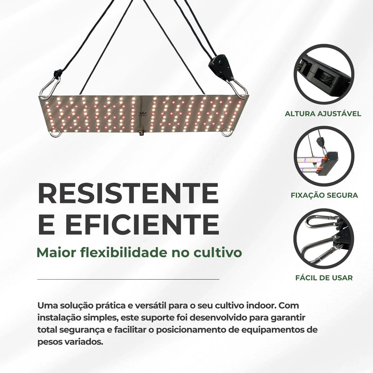 Suporte Hanger Gancho De Metal com Catraca Grow