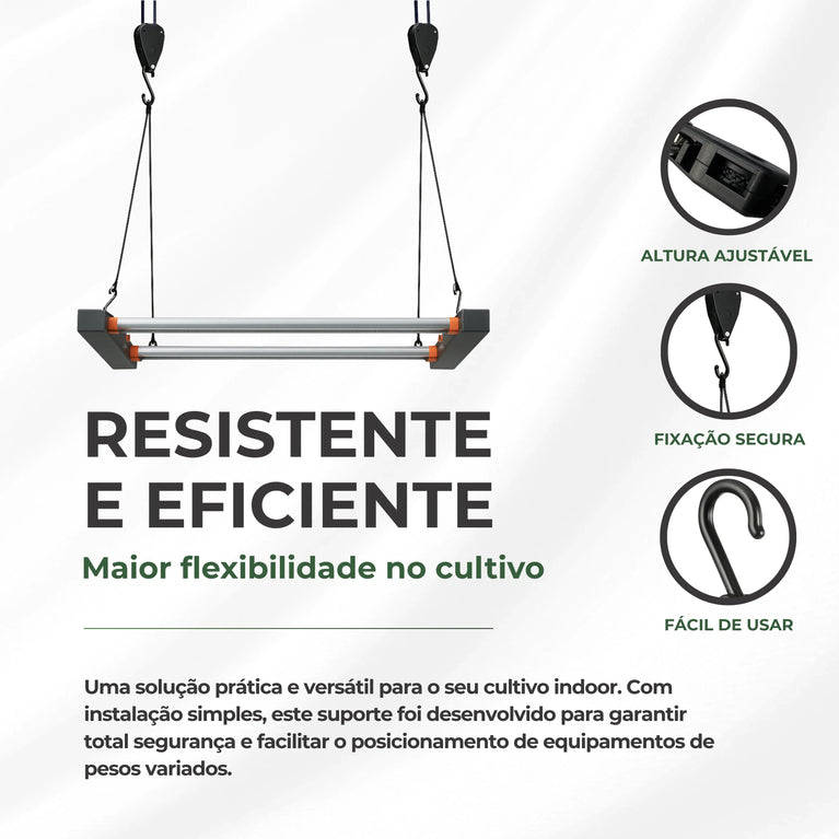 Suporte Hanger Gancho de Plástico Pendurar Grow