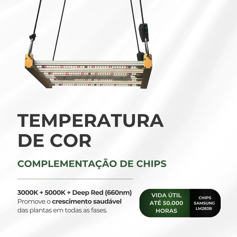 Kit de Cultivo Estufa Tenda 60x60x160 + Quantum Barra Qb 120w Samsung LM283B+