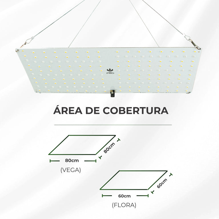 Painel de Led 65W Quantum Board PRO Chips Samsung LM301H EVO - Cultivo Indoor