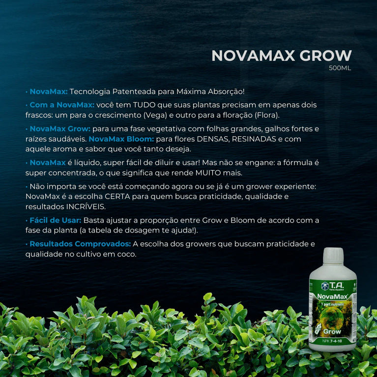Fertilizante Terra Aquatica NovaMax Grow