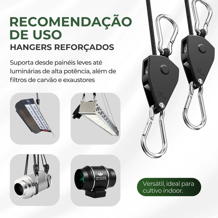 Suporte Hanger Gancho De Metal com Catraca Grow
