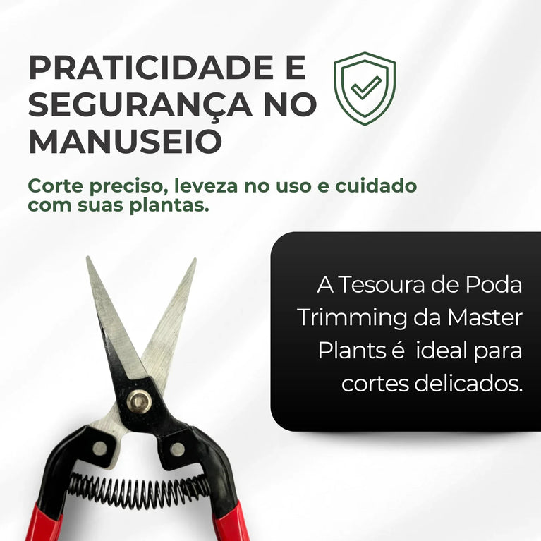 Tesoura Trimming para Poda Jardim - Cultivo Indoor Grow