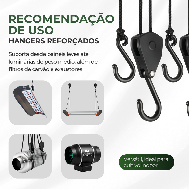 Suporte Hanger Gancho de Plástico Pendurar Grow