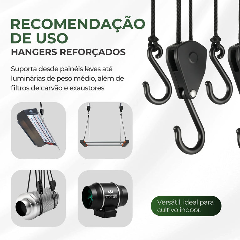 Suporte Hanger Gancho de Plástico Pendurar Grow