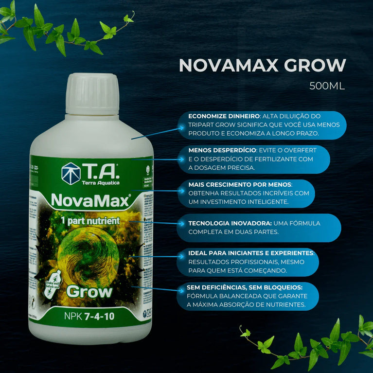 Fertilizante Terra Aquatica NovaMax Grow