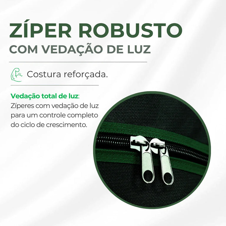 Estufa 240x120x200cm Tenda Grow para Cultivo Indoor Tecido Mylar Refletivo