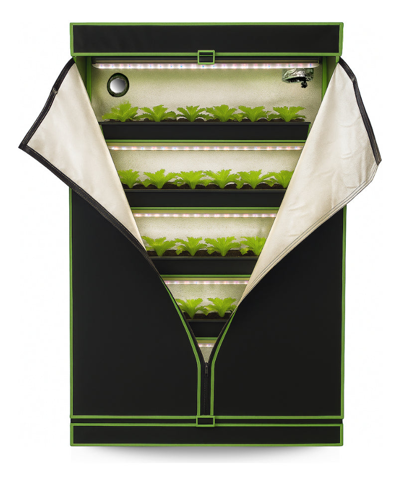 Estufa Propagação 120x40x200cm Indoor Tecido Mylar Refletivo