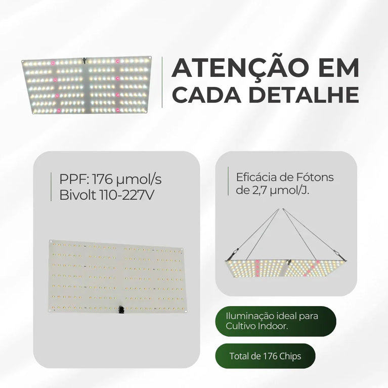 Quantum Board 65w Samsung Lm281b Deep Red Cultivo Indoor