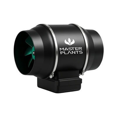 Exaustor Turbo Bivolt 200mm Cultivo Indoor Grow 130w Preto