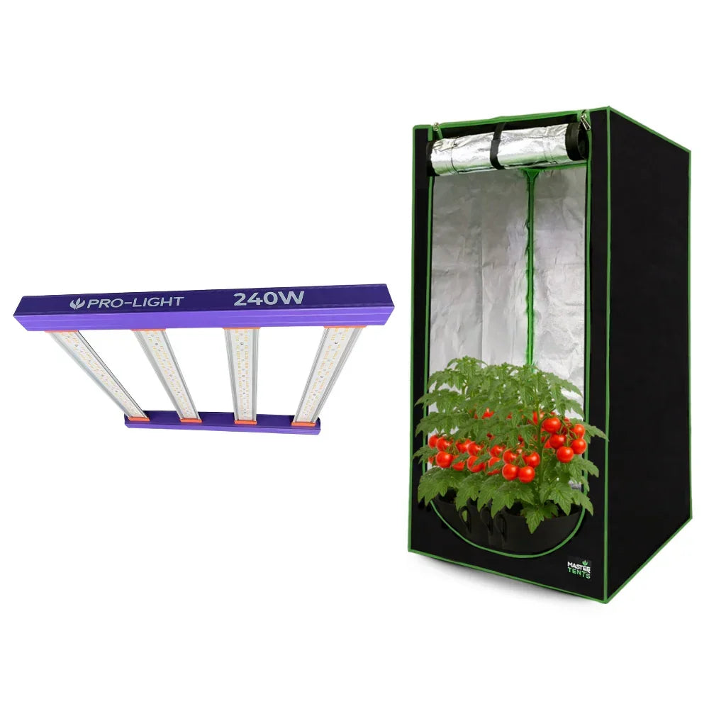 Kit cultivo indoor 100x100x200 + QB 240W | Master Plants