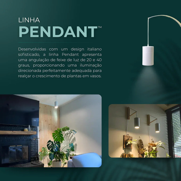 Luminária Led Paisagismo Master Plants Pendant 3000K 40° 20W