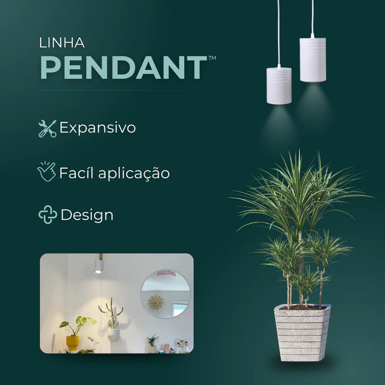 Luminária Led Paisagismo Master Plants Pendant 3000K 40° 20W