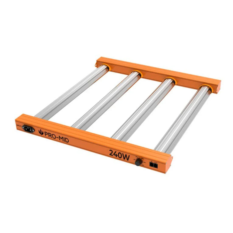 Painel de LED Quantum Barra 240W PRO-MID Chips Samsung LM283B - Cultivo Indoor