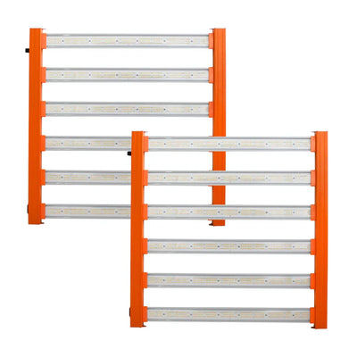 Kit 02un Painel de LED Quantum Barra 480W com Chips Samsung LM283B - Cultivo Indoor
