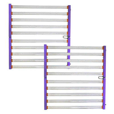 Kit 02un Painel de LED Quantum Barra 1000W com Chips Samsung LM301H - Cultivo Indoor