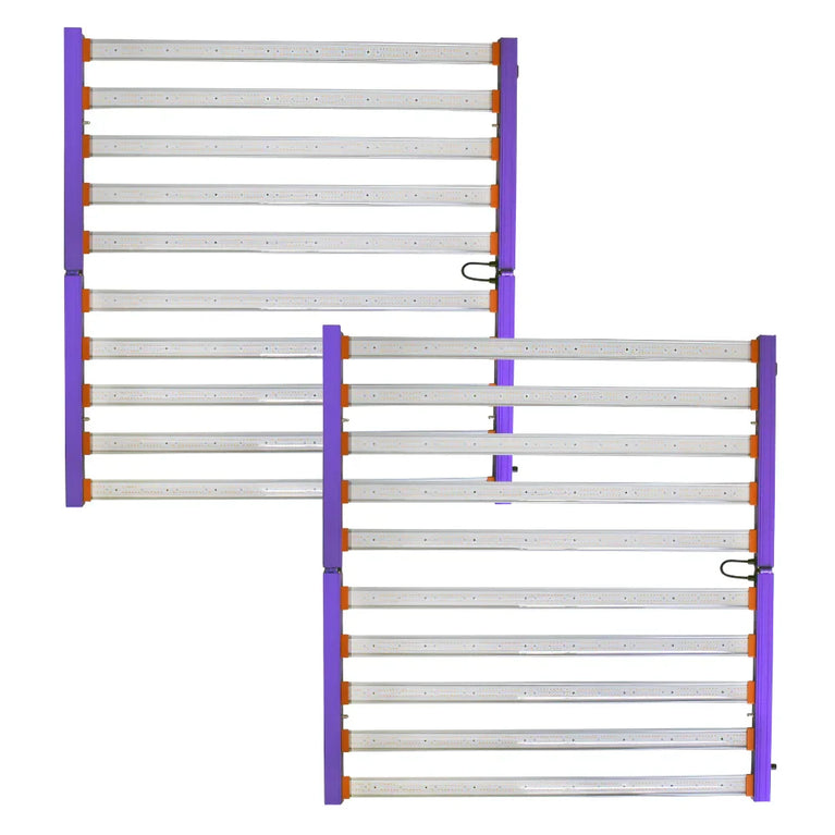 Kit 02un Painel de LED Quantum Barra 1000W com Chips Samsung LM301H - Cultivo Indoor