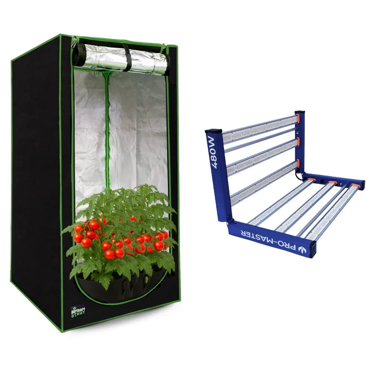 Kit de Cultivo Estufa Tenda 100x100x200 + Quantum Barra Qb 480W PRO-MASTER