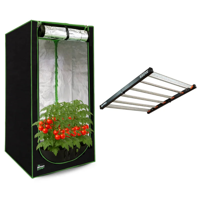 Kit de Cultivo Estufa Tenda 150x150x200 + Quantum Barra Qb 650W PRO Samsung LM301H EVO