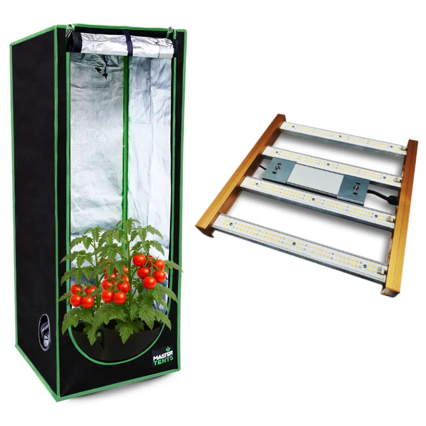 Kit de Cultivo Estufa Tenda 60x60x160 + Quantum Barra Qb 120w Samsung LM283B+