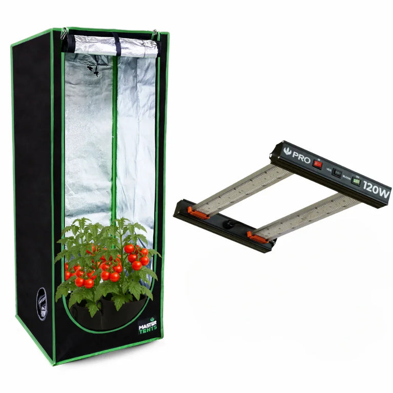 Kit de Cultivo Estufa Tenda 80x80x180 + Quantum Barra Qb 120w PRO UV+IR Samsung LM301H EVO