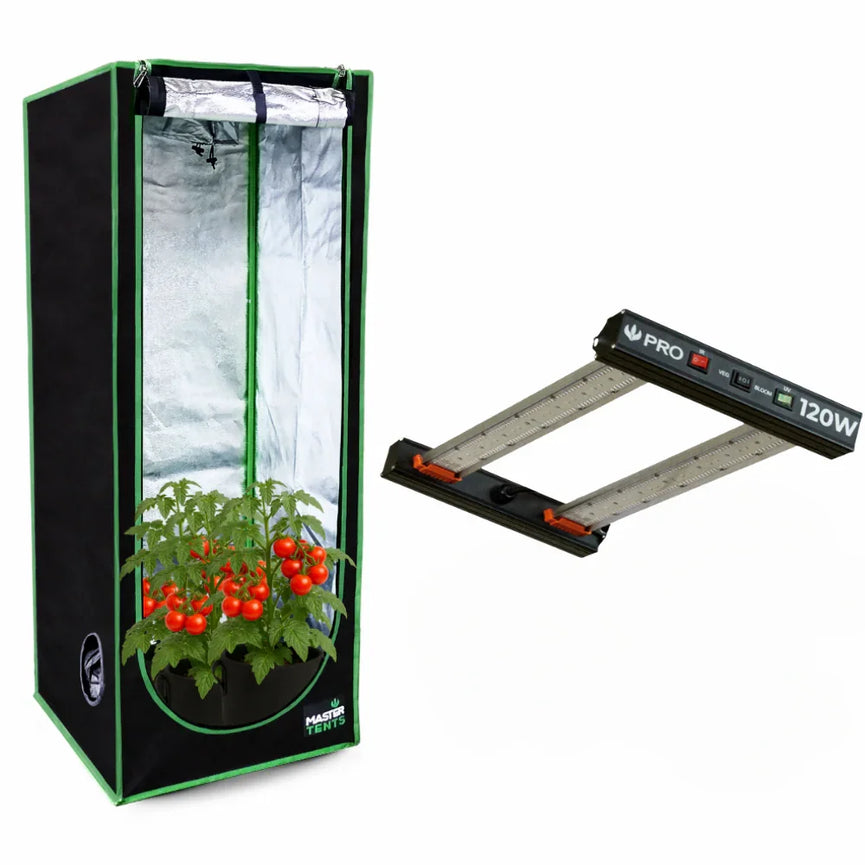 Kit de Cultivo Estufa Tenda 80x80x180 + Quantum Barra Qb 120w PRO UV+IR Samsung LM301H EVO
