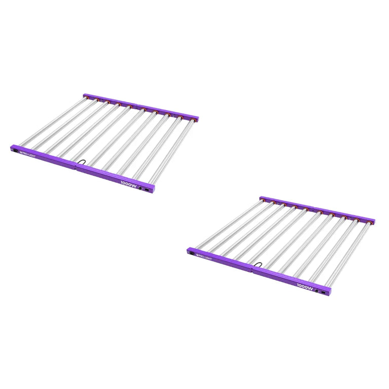 Kit 02un Painel de LED Quantum Barra 1000W com Chips Samsung LM301H - Cultivo Indoor