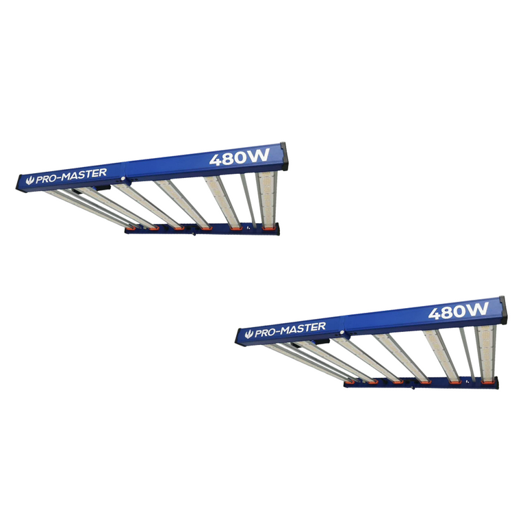 Kit 02un Painel de LED Quantum Barra 480W com Chips Originais Master Plants - Cultivo Indoor