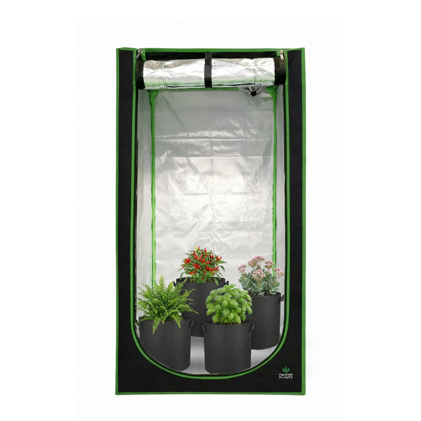 Estufa 80x80x180cm Tenda Grow para Cultivo Indoor Tecido Mylar Refletivo