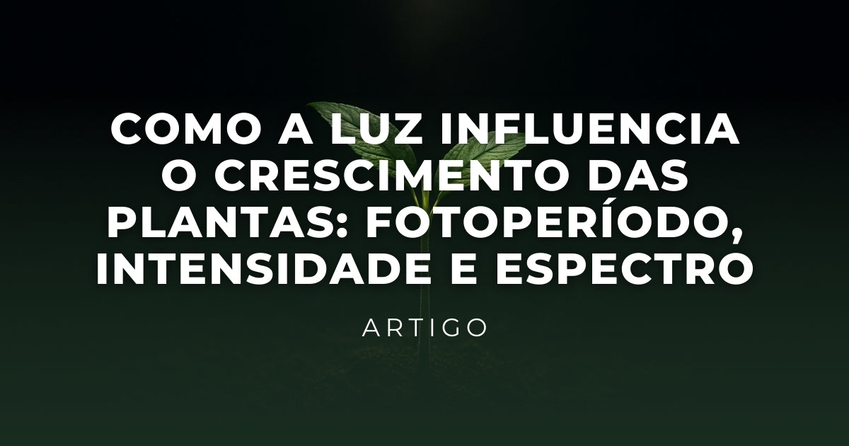 Como a Luz Influencia o Crescimento das Plantas: Fotoperíodo, Intensidade e Espectro
