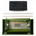 Kit de Cultivo Propagação Estufa 60x40x40 + Hortileds 20w + Bandeja Germinação para Mudas e Clones
