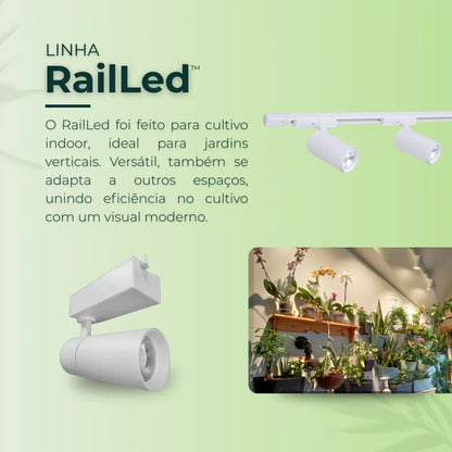 Luminária para Jardim Vertical Rail Led 3000K 36° 30W