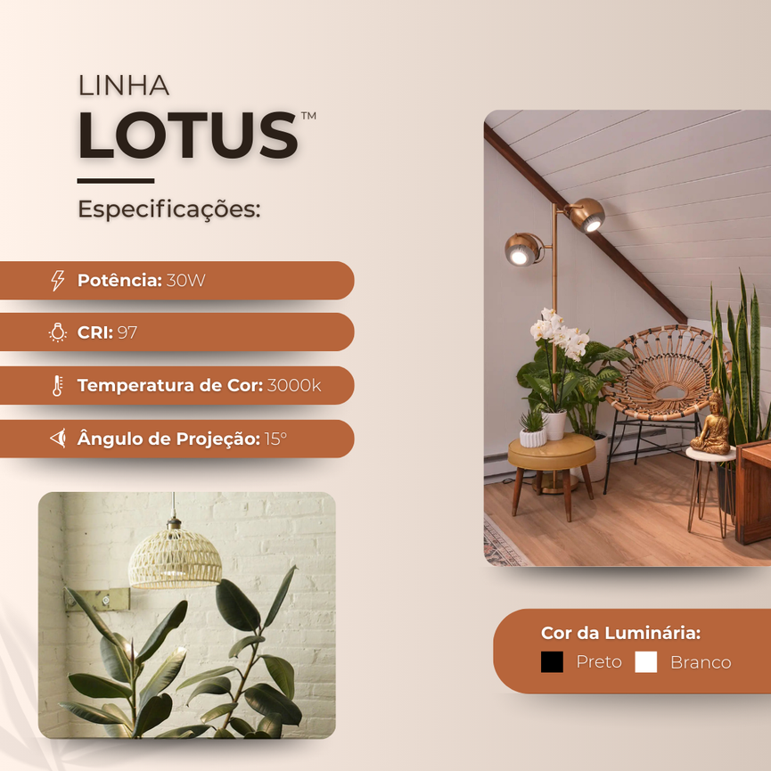 Lâmpada Led Bulbo 30w 15° E27 White Cultivo Indoor Plantas Vasos