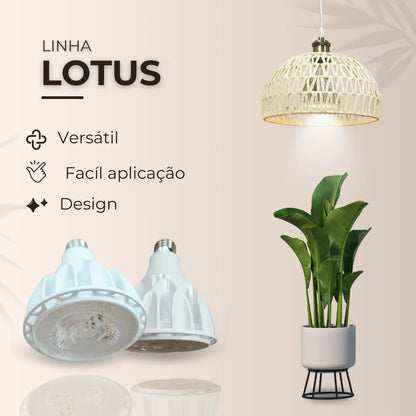 Lâmpada Led Bulbo 20w 30° E27 Cultivo Indoor Plantas Vasos