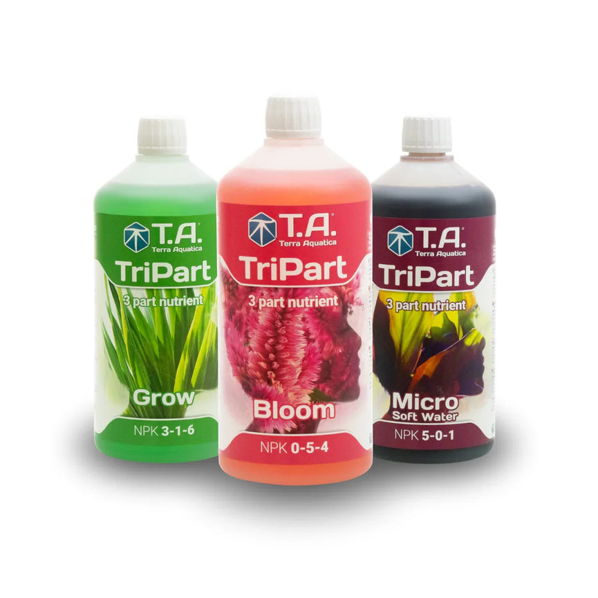 Kit Fertilizantes Terra Aquatica TriPart - 3Pack (Grow, Bloom e Micro) - 500ML