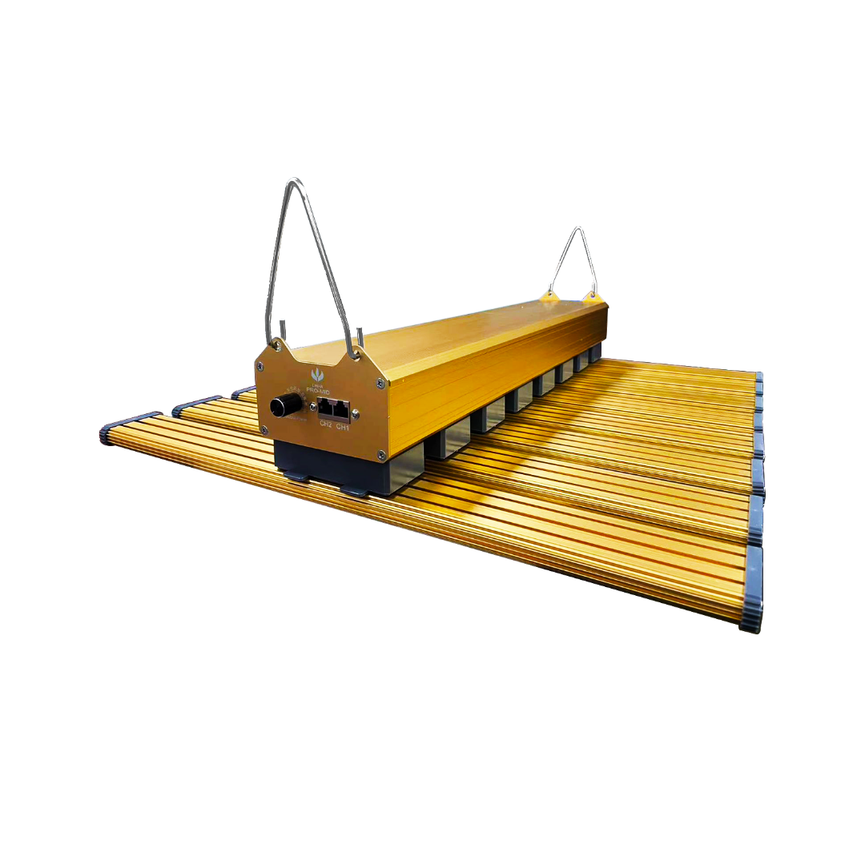 (480W) Painel de Led Quantum Bar PRO-MID GOLDEN 480W Chip Samsung LM283B + Deep RED 660nm