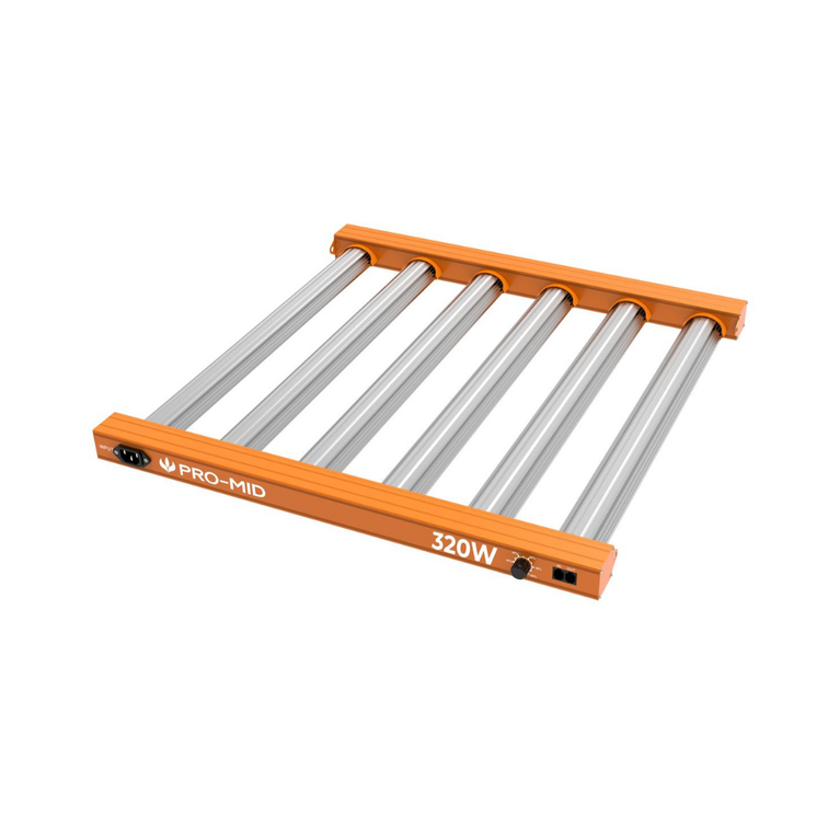 Painel de LED Quantum Barra 320W PRO-MID Chips Samsung LM283B - Cultivo Indoor