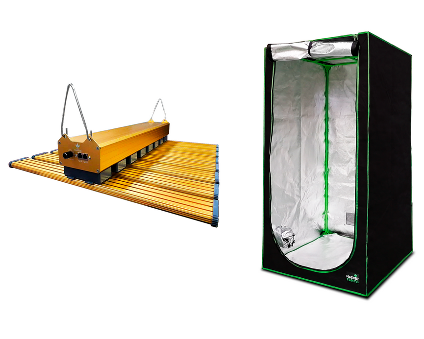 Kit de Cultivo Estufa Tenda 100x100x200 + Quantum Barra Qb 480W Samsung LM283B+