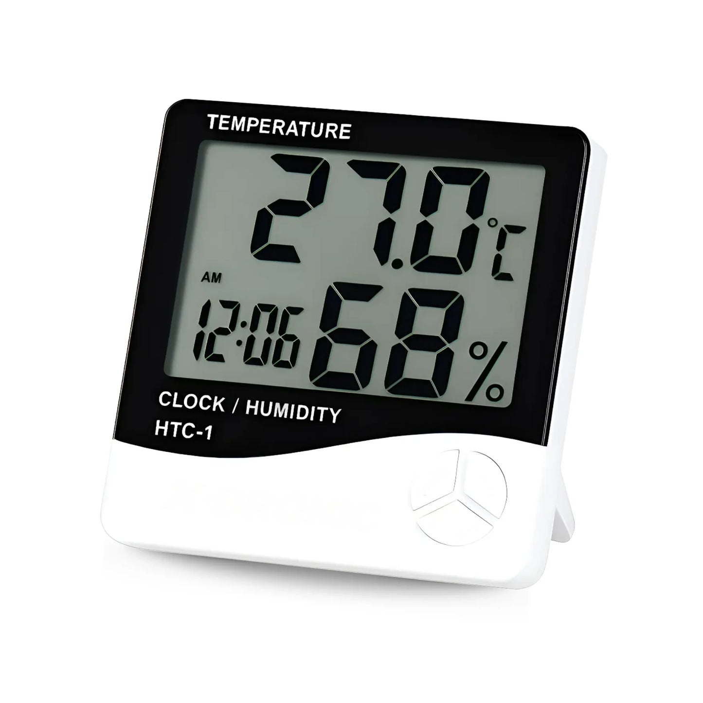 Termohigrômetro Digital Relógio Medidor de Umidade e Temperatura