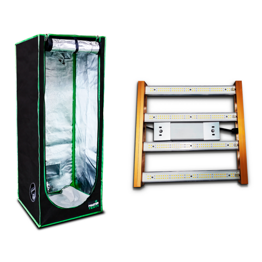Kit de Cultivo Estufa Tenda 60x60x160 + Quantum Barra Qb 120w Samsung LM283B+