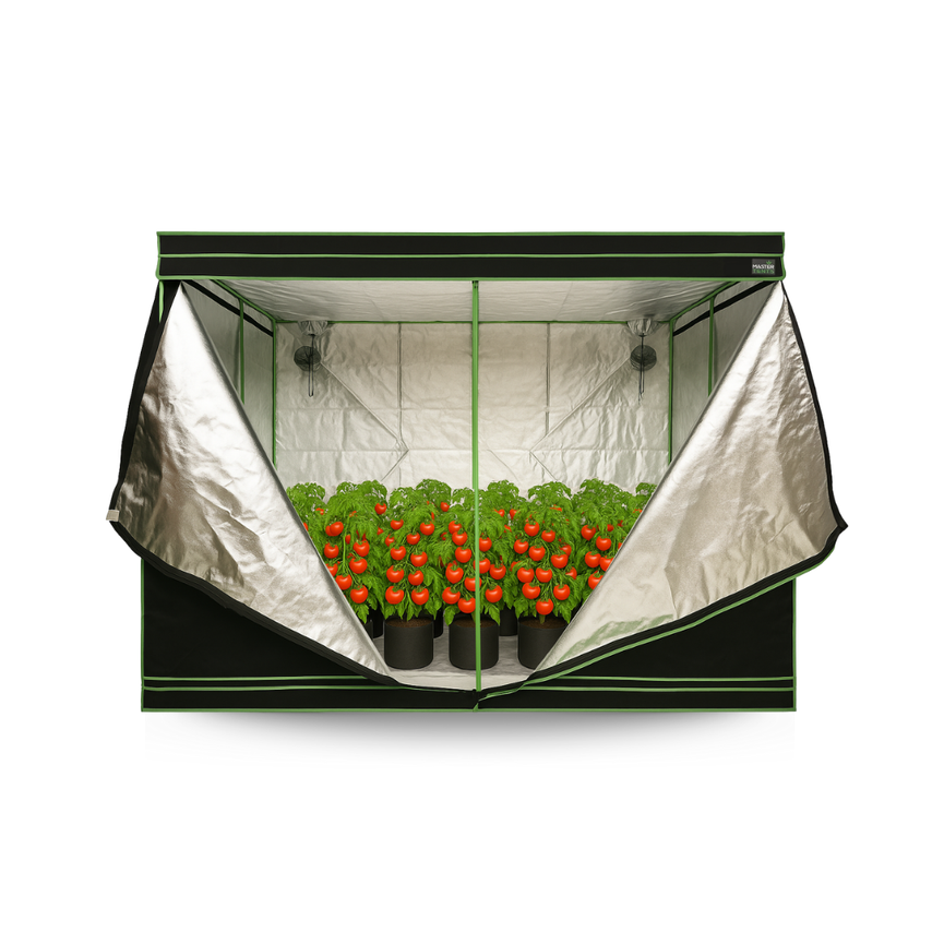 Estufa 240x240x200cm Tenda Grow para Cultivo Indoor Tecido Mylar Refletivo PRO